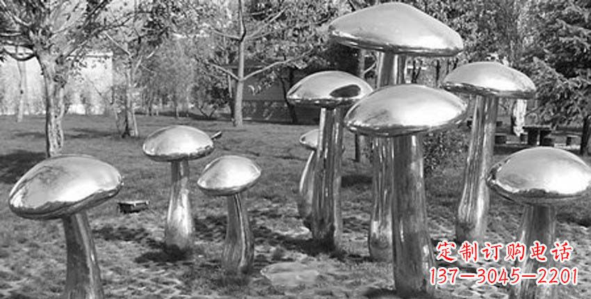 南京萌芽之美，蘑菇景观雕塑
