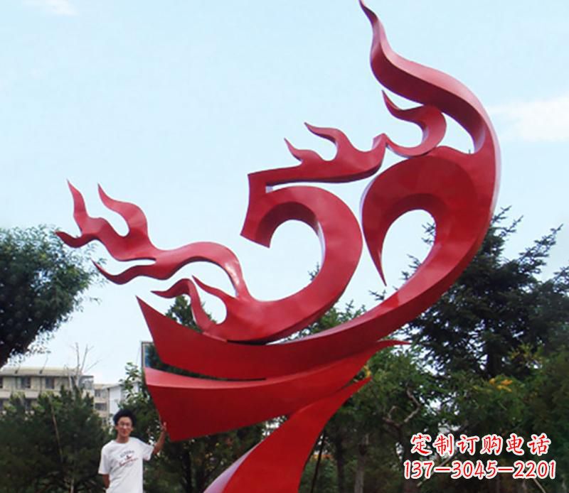 南京梦幻飘带景观雕塑