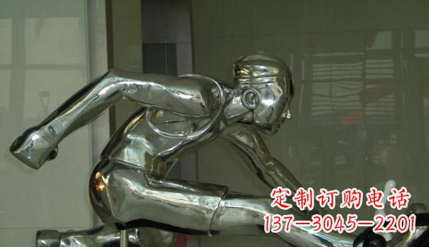 南京不锈钢运动员雕塑