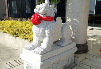 南京优雅的独角兽雕塑