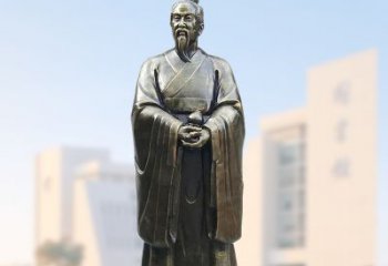 南京仿铜玻璃钢扁鹊雕塑