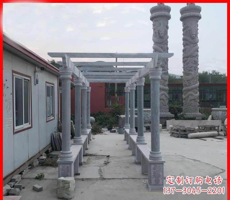 南京艺术之大理石石雕长廊
