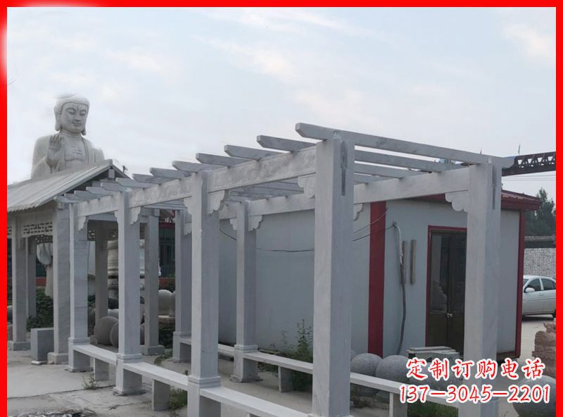 南京 专业定制公园大理石石雕长廊