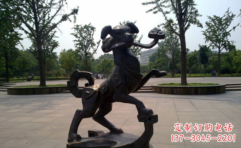 南京中领雕塑狗动物铜雕