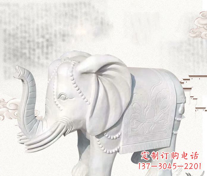 南京大象雕塑——十分优雅的艺术品