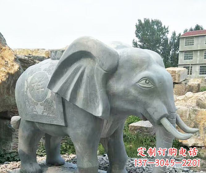 南京精美大象雕塑,装点你的公园