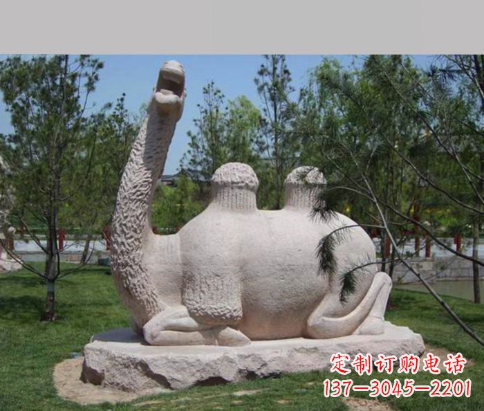 南京优雅骆驼石雕