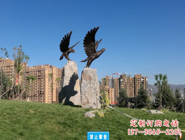 南京全新设计的精致老鹰雕塑