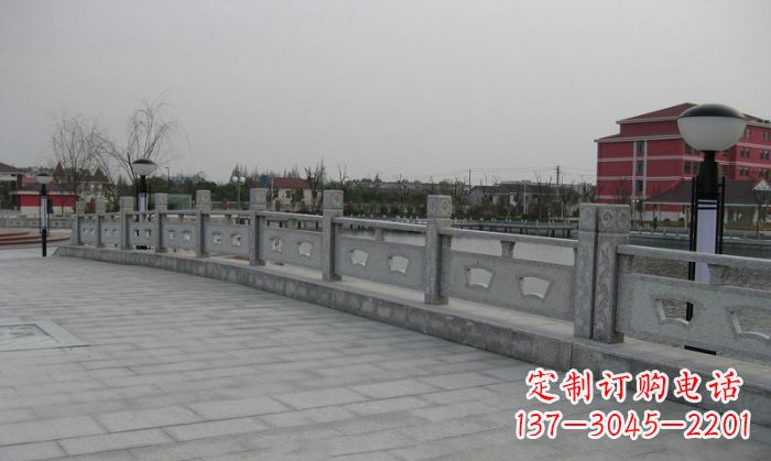 南京公园仿古石栏板 (2)