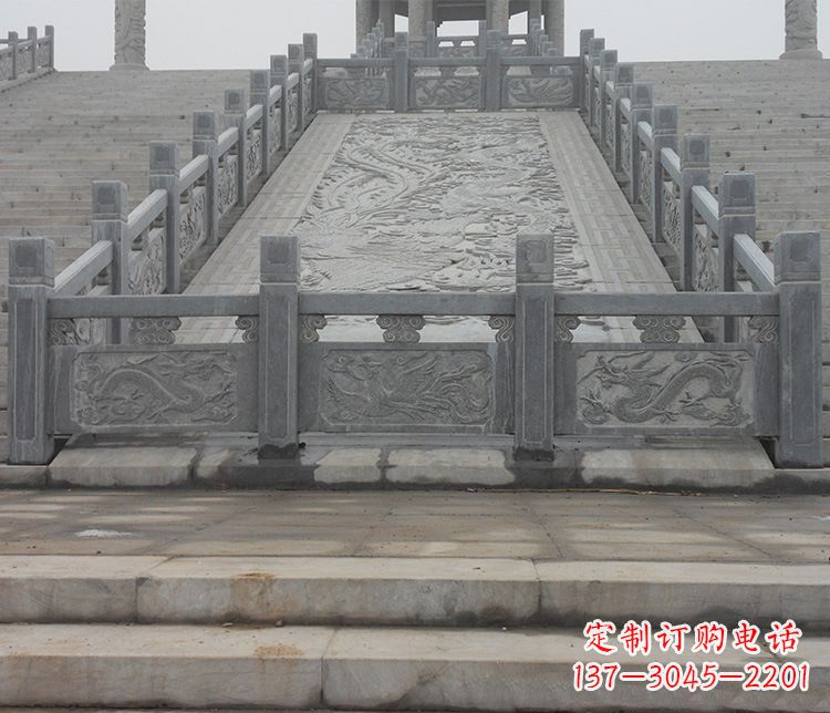 南京公园仿古石栏板景观石雕 (6)