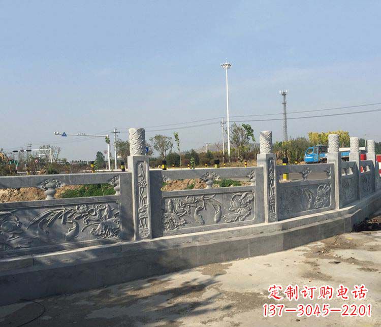 南京公园仿古石栏板景观石雕 (4)