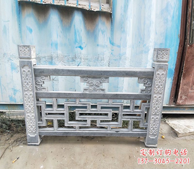南京公园仿古石栏板景观石雕 (7)