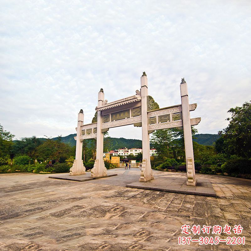南京精美石牌坊雕塑