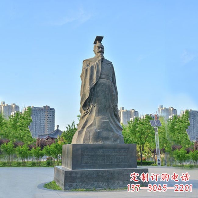 南京荣耀隋文帝 杨坚青石雕塑