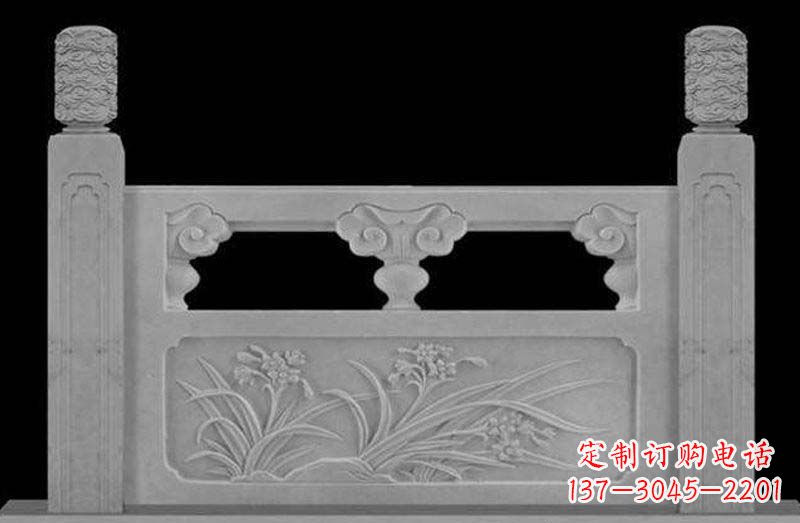 南京汉白玉石浮雕公园栏板雕塑