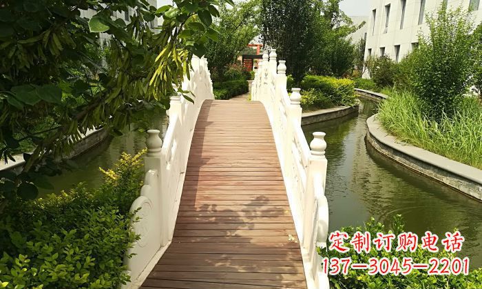 南京公园汉白玉石拱桥 (5)