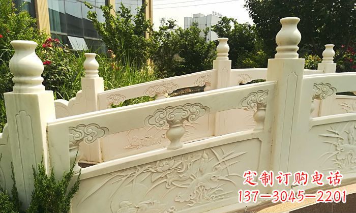 南京公园汉白玉石拱桥 (3)