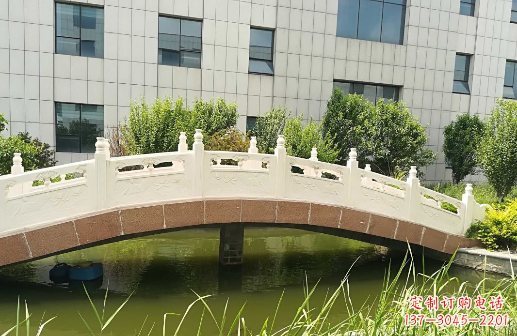 南京公园汉白玉石拱桥 (4)