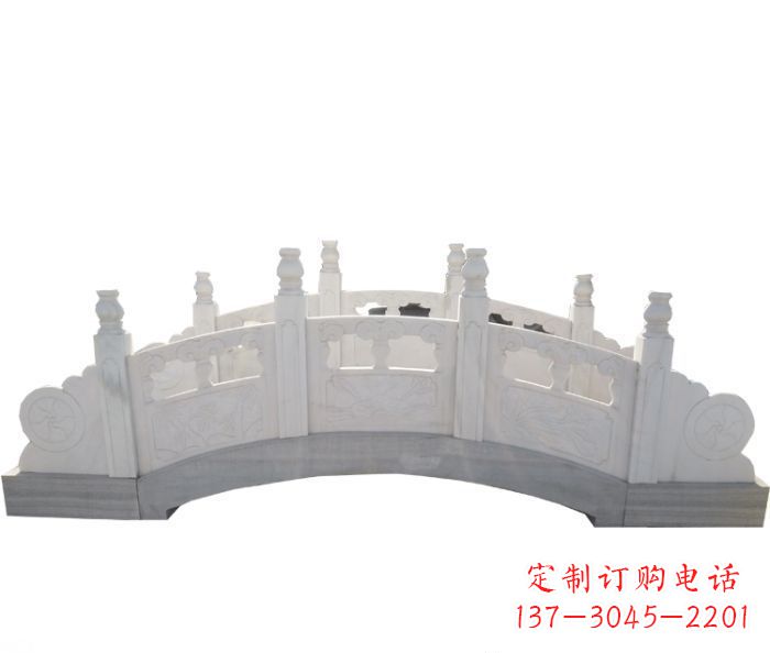 南京公园汉白玉石拱桥_1