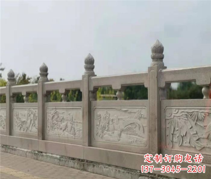 南京泰山大理石浮雕栏板雕塑