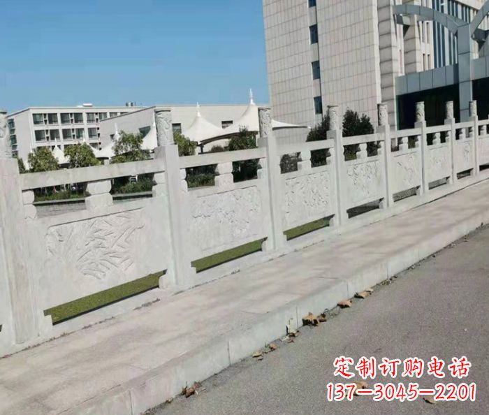 南京精美大理石浮雕栏板