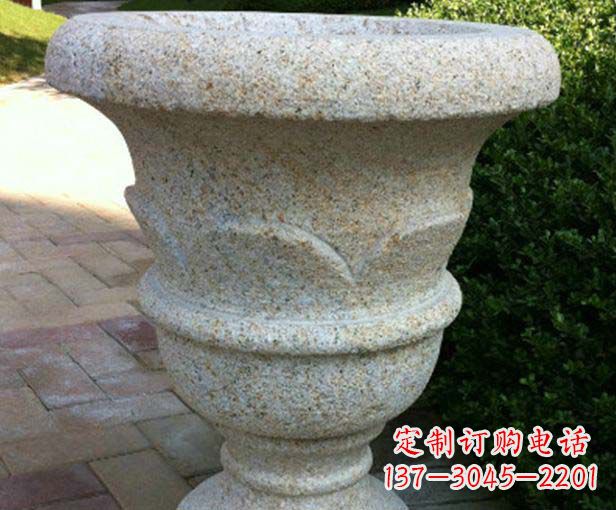 南京大理石花盆石雕，为您的景观添色彩