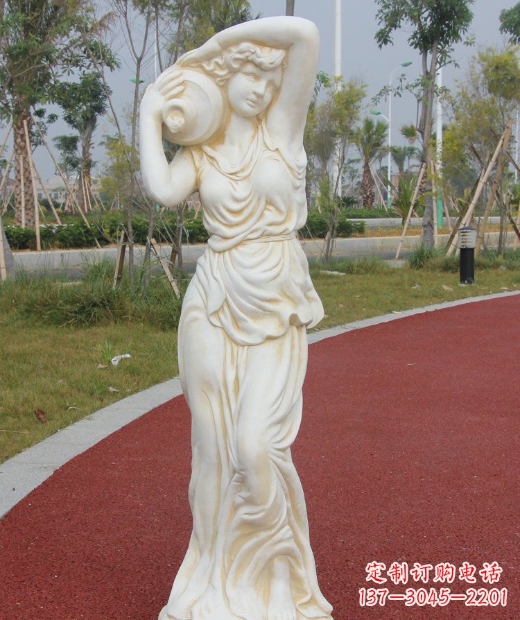 南京传统仕女石质雕塑