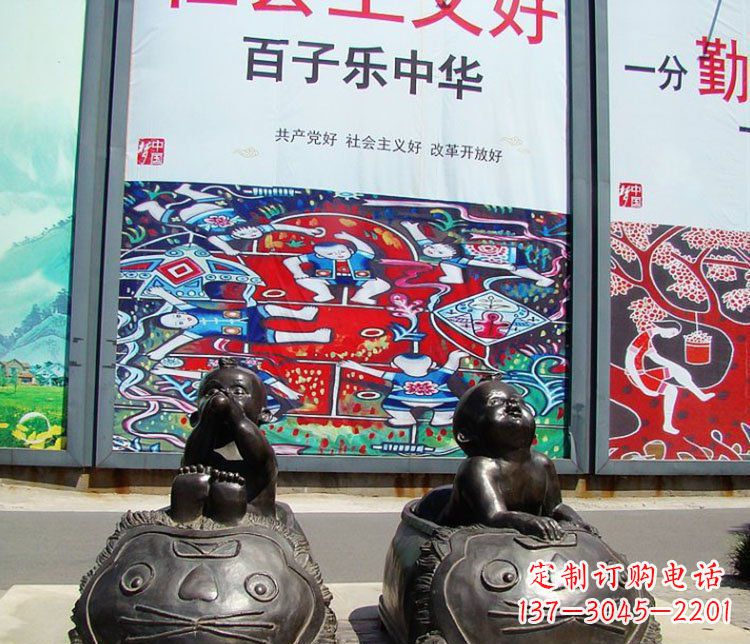 南京出众的老虎仿铜雕塑