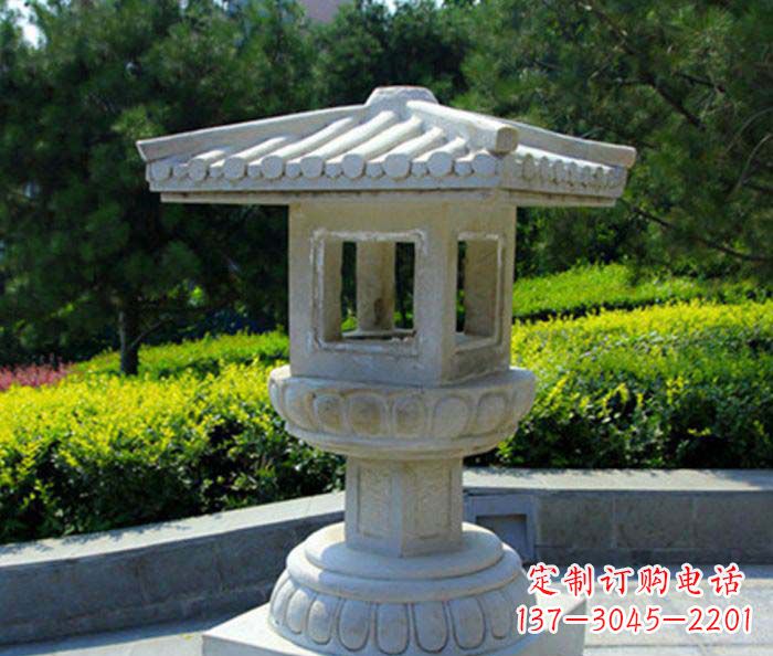 南京公园景观小型石灯雕塑