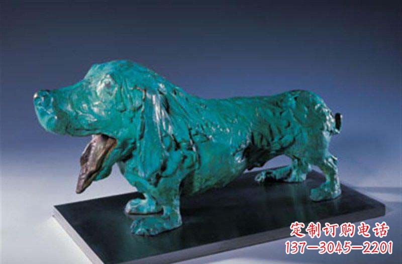 南京柯基狗铜雕艺术品