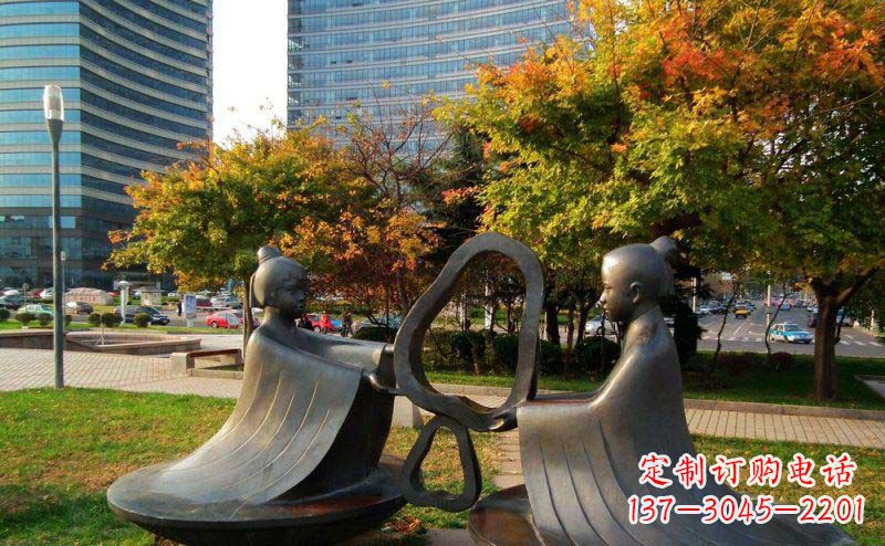 南京传承传统文化,精心打造精美孔融雕塑