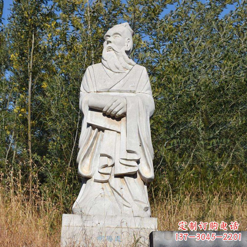 南京以司马迁石雕塑展现古代名人