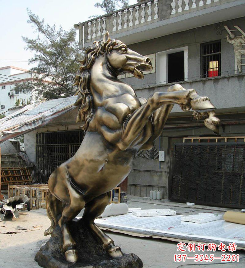 南京公园动物铜雕