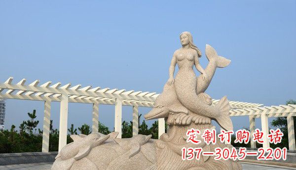 南京中领雕塑 | 精致海豚雕塑