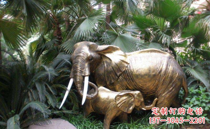 南京中领雕塑-大象铜雕定制