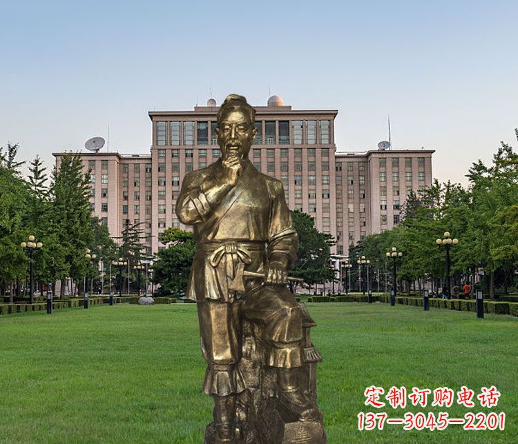 南京传承古代精湛工艺,精美细腻的鲁班雕塑