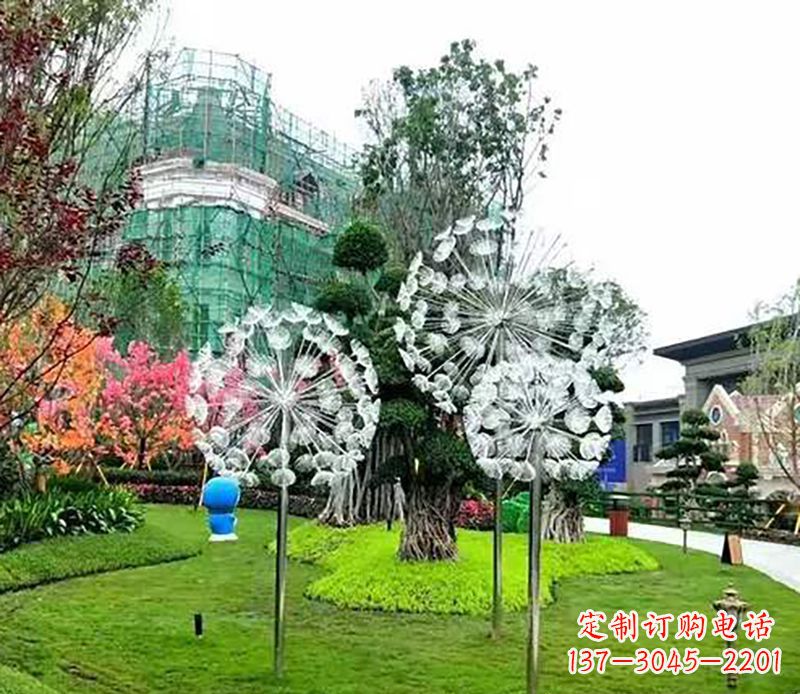 南京公园蒲公英雕塑