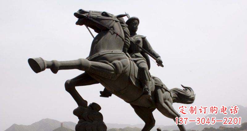南京西方风格骑马雕塑