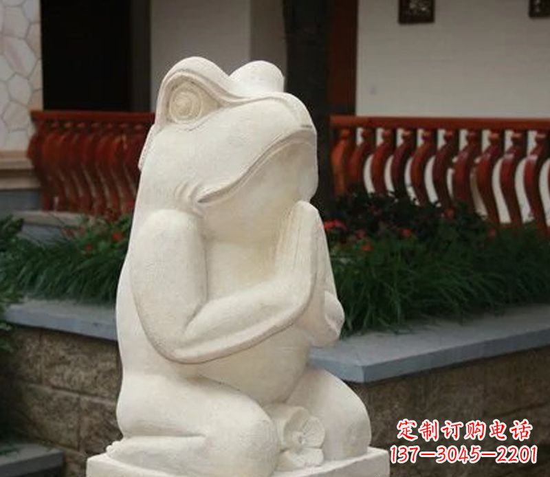 南京中领雕塑精美绝伦的青蛙石雕