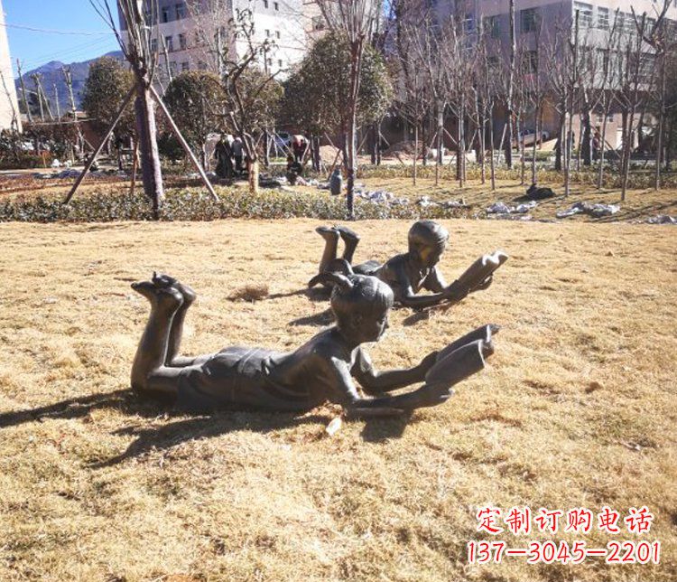 南京精致的儿童仿铜雕塑
