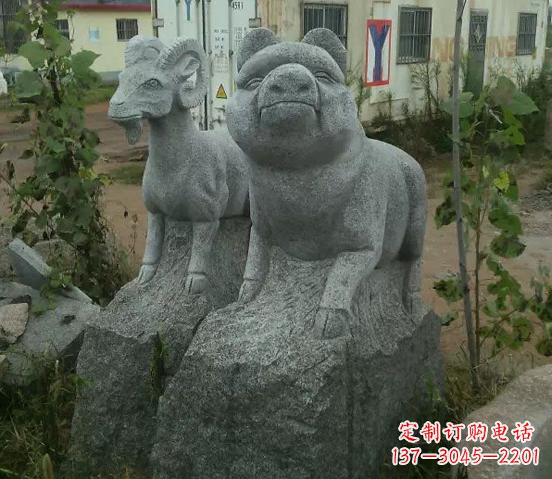 南京优质动物猪石雕