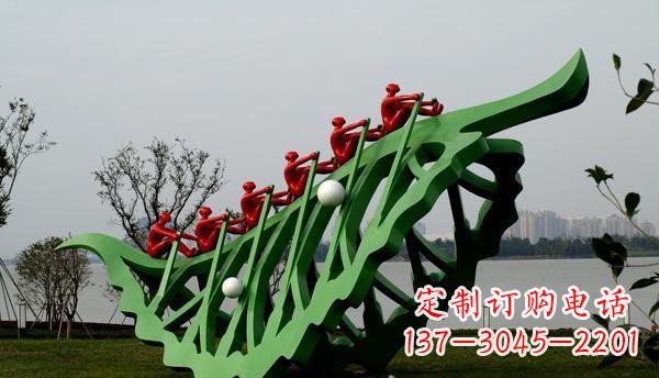 南京公园树叶不锈钢雕塑