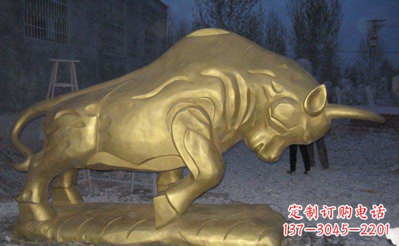 南京拓荒牛铜雕—瑰丽壮观的动物雕塑