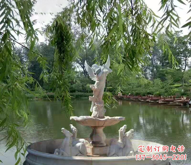 南京公园天使景观石雕