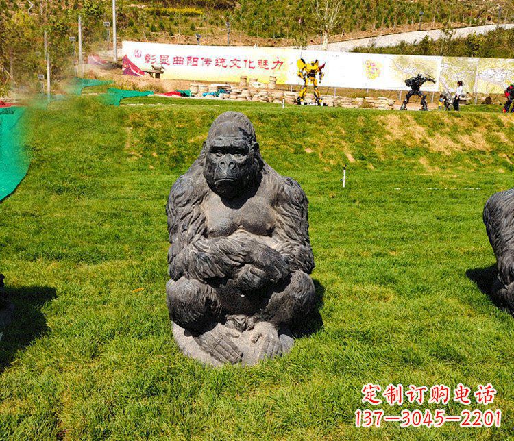 南京高端铜制巨型大猩猩雕塑