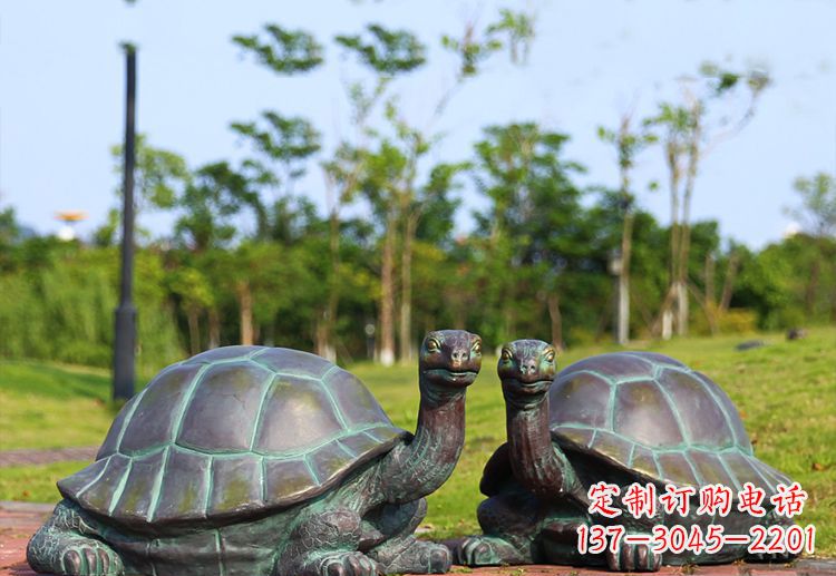 南京中领雕塑别具特色的乌龟铜雕