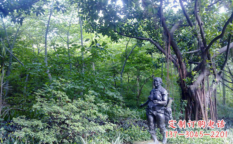 南京铜雕西方女人人物雕塑