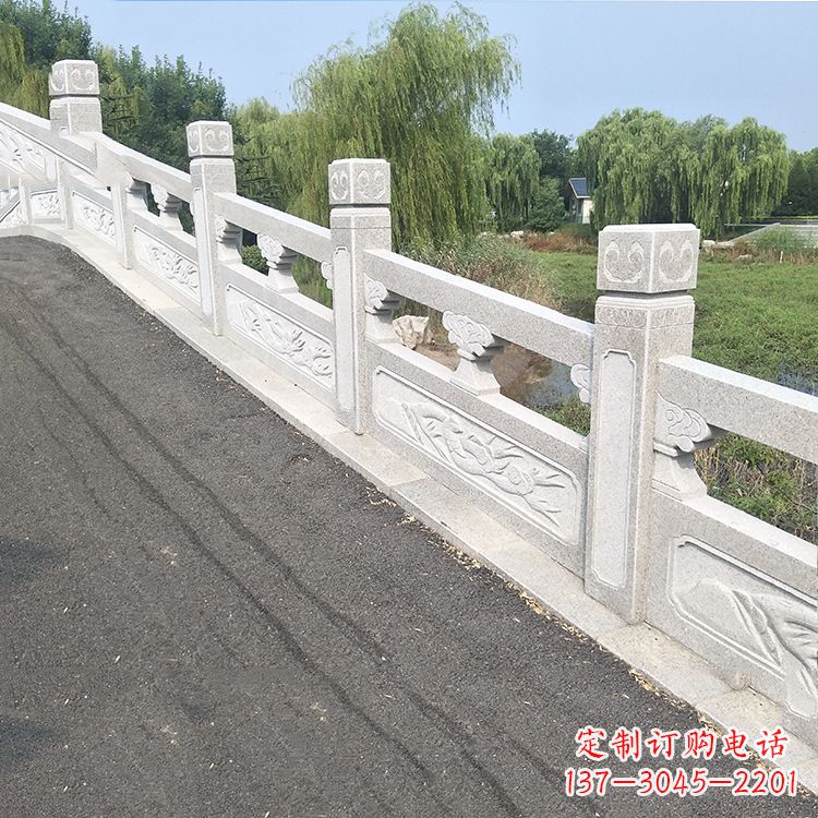南京独特的大理石栏杆护栏雕塑,让公园更加精致