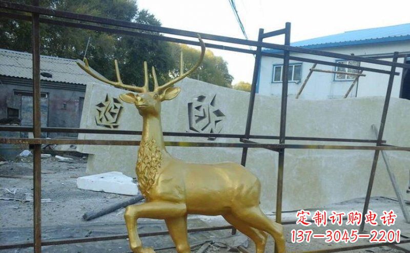 南京室内外羚羊铜雕艺术品