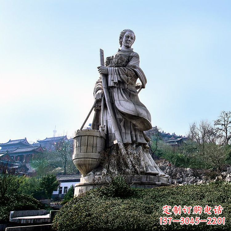 南京古代美女文姜景观雕塑